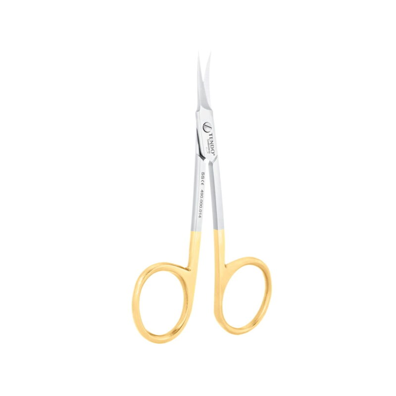 Tendo® Solingen Gold Line double-curved nail cutting scissors