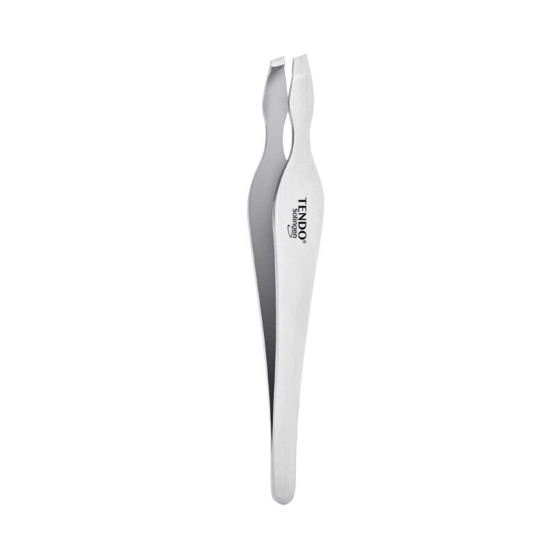 Tendo Solingen eyebrow shaping tweezers, slanted