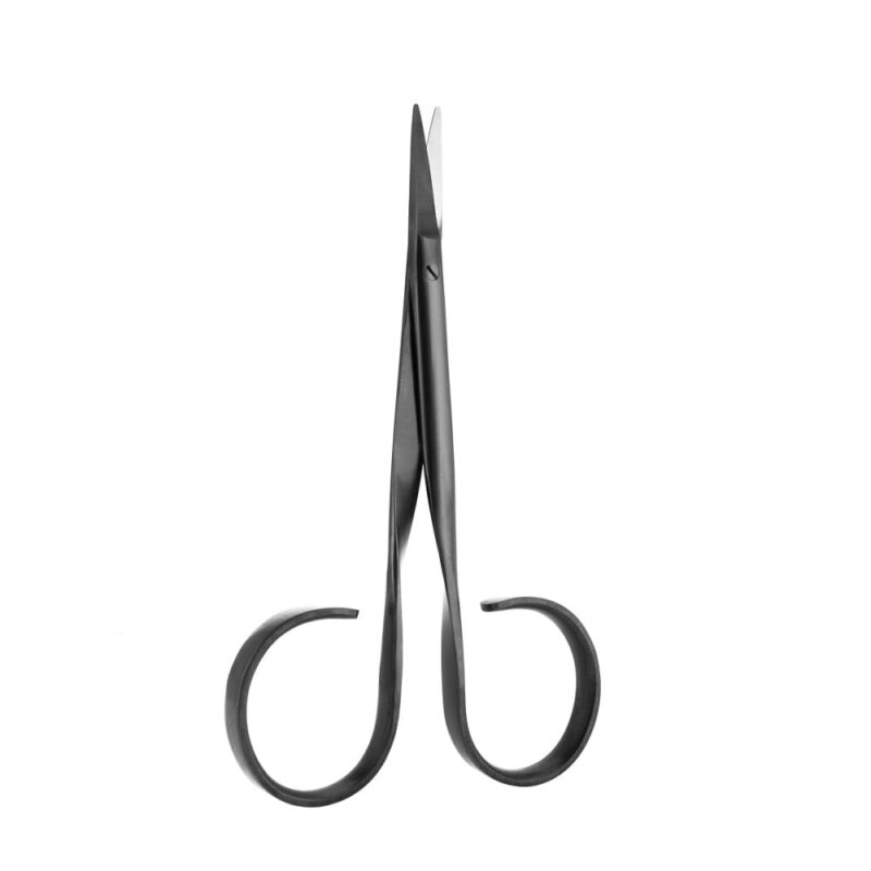Tendo® Solingen Gold Black beard trimming scissors