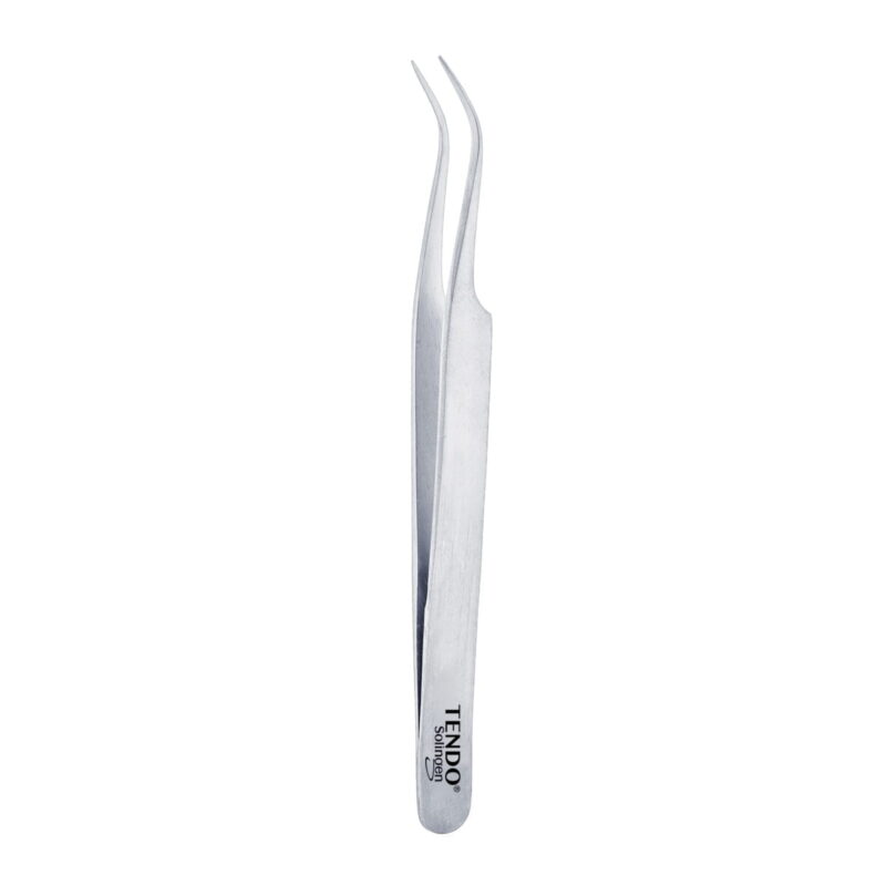 Solingen narrow, curved cosmetic eyelash tweezers