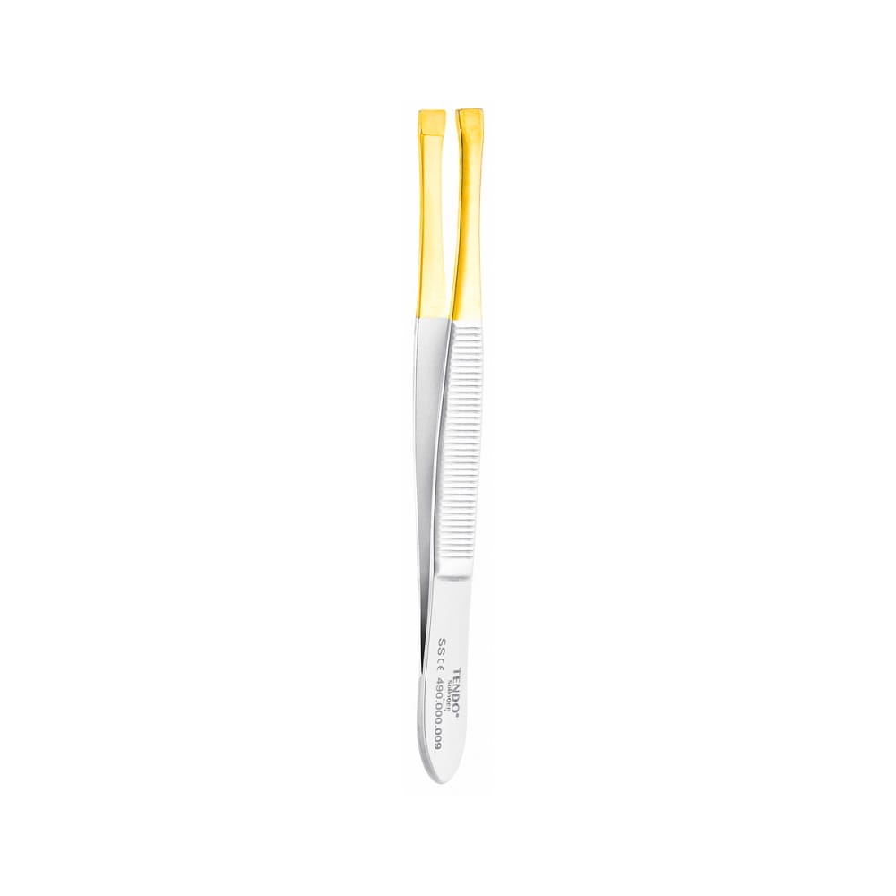 Gerade Augenbrauenpinzette Tendo Solingen Gold Line®