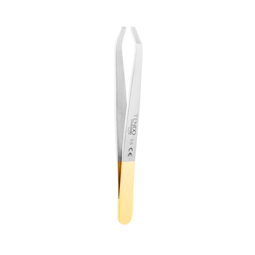 Augenbrauenpinzette Tendo® Solingen in Zangenform TC Gold