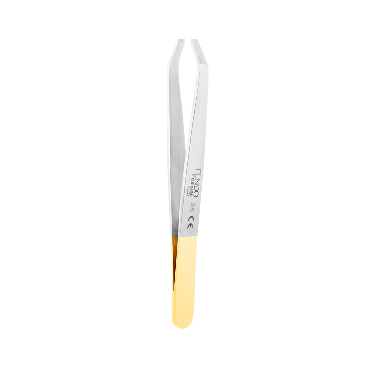 Augenbrauenpinzette Tendo® Solingen in Zangenform TC Gold