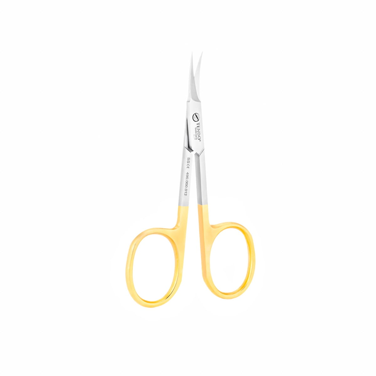 Gebogene Nagelhaut- und Nagelschere Tendo® Solingen Gold Line