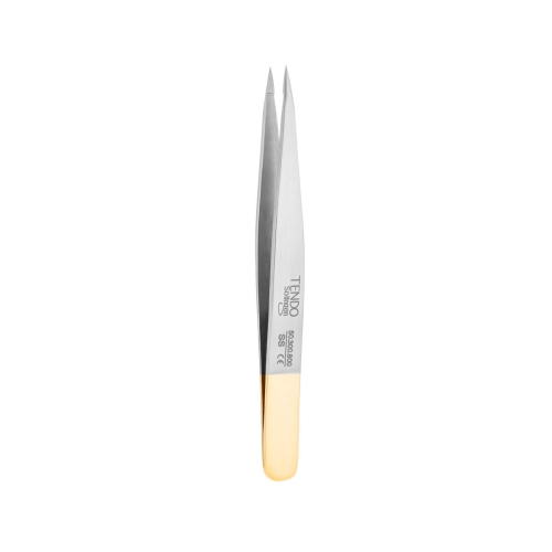 Goldene Spitzpinzette für Wimpern Tendo® Solingen Gold